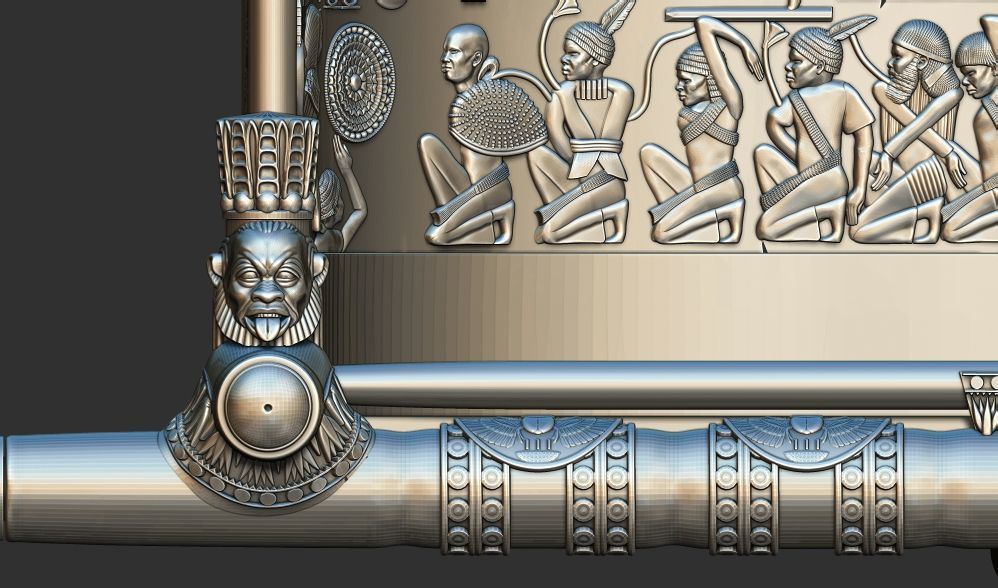 War Chariot of King Tutankhamun 3d printable model 3D print model_17