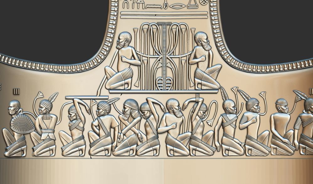 War Chariot of King Tutankhamun 3d printable model 3D print model_14