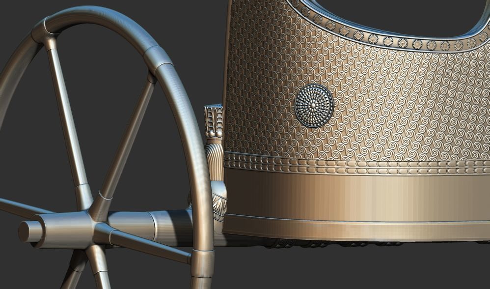 War Chariot of King Tutankhamun 3d printable model 3D print model_3