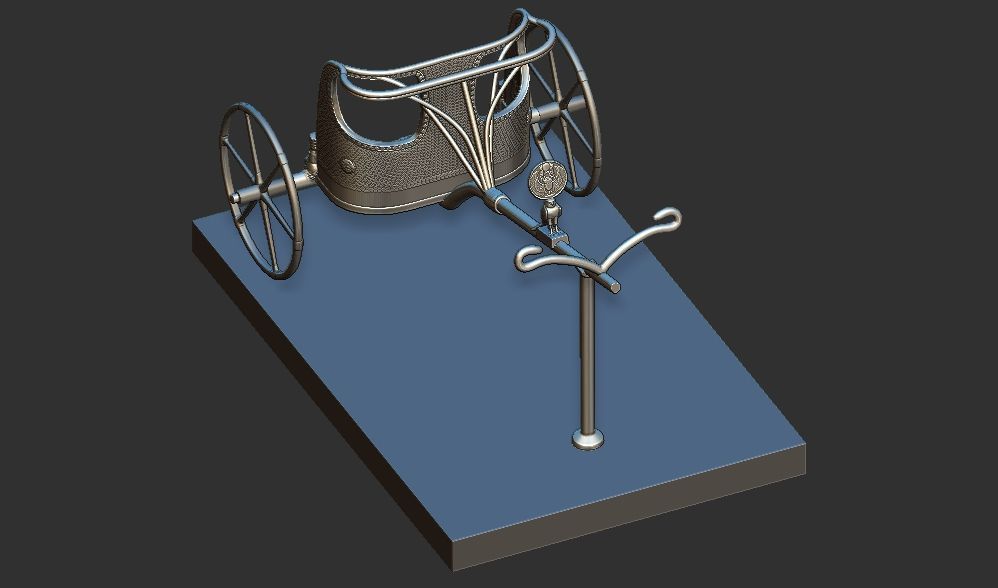 War Chariot of King Tutankhamun 3d printable model 3D print model_13