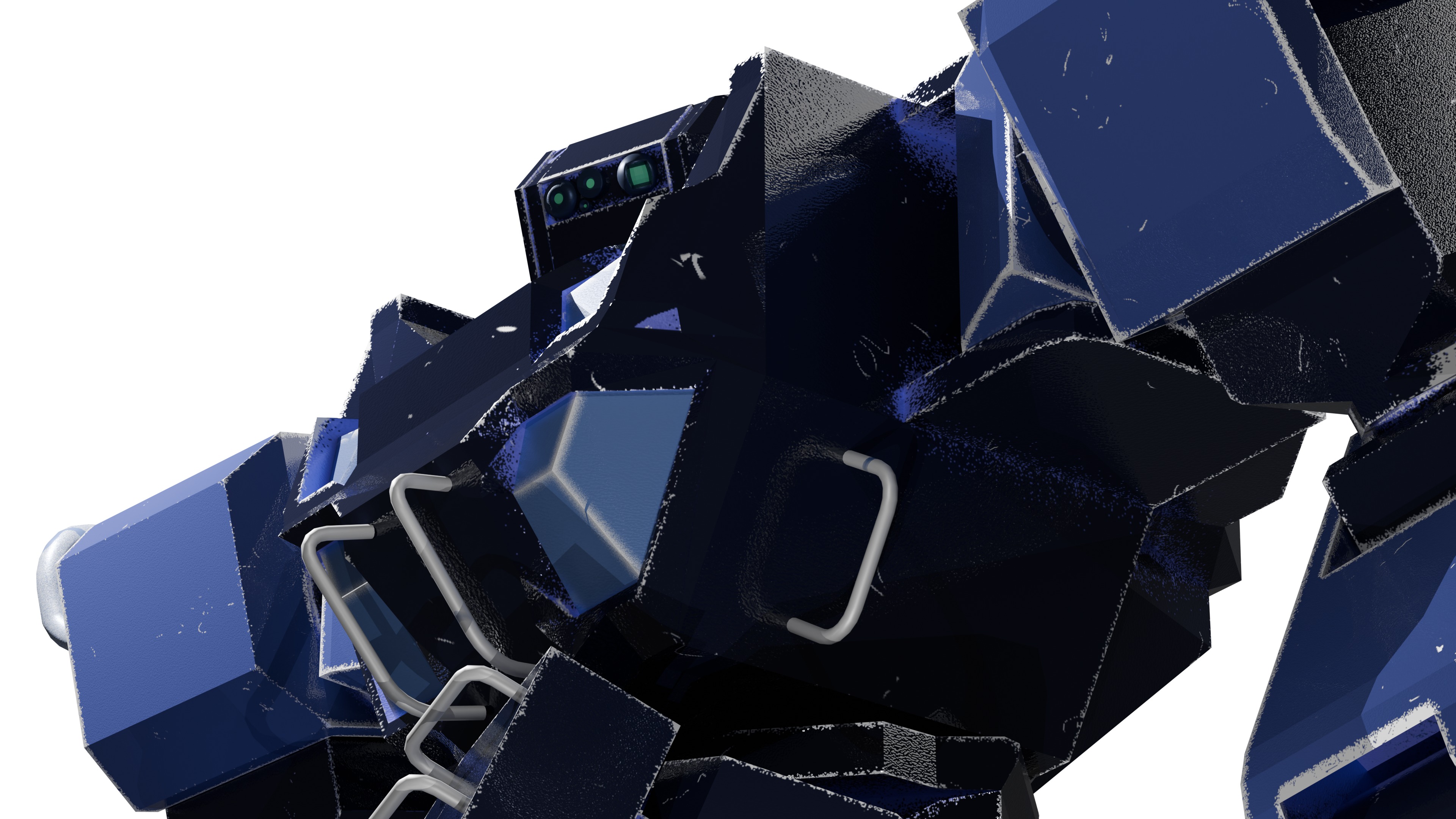 GridLock Grunt Low-poly 3D model_4
