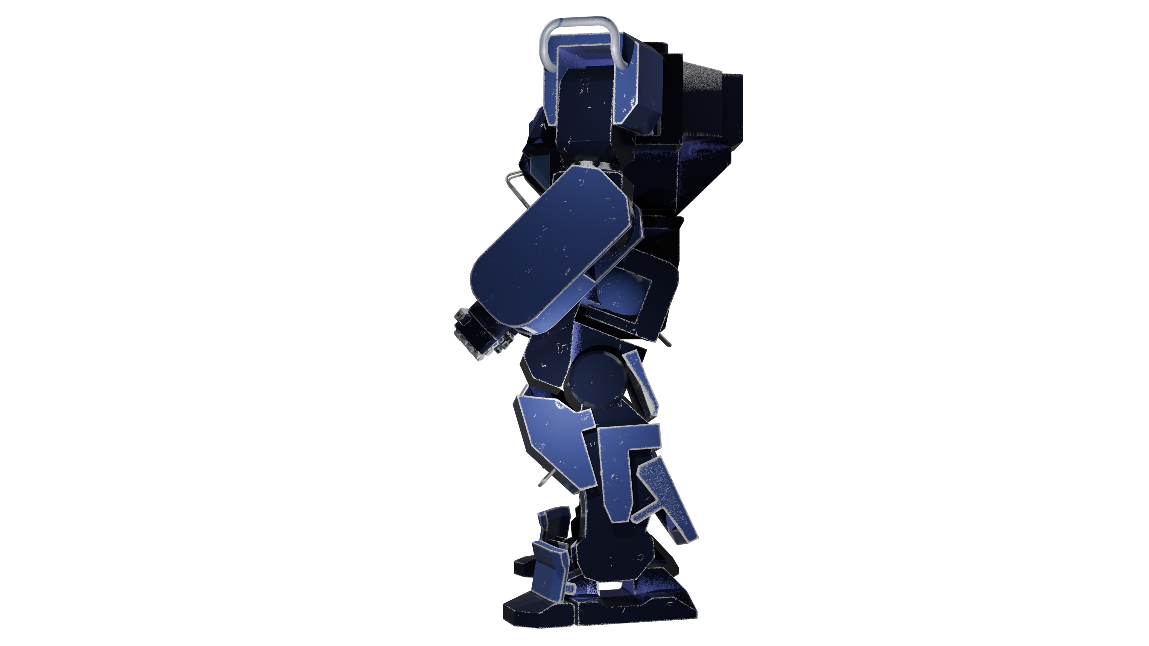 GridLock Grunt Low-poly 3D model_12
