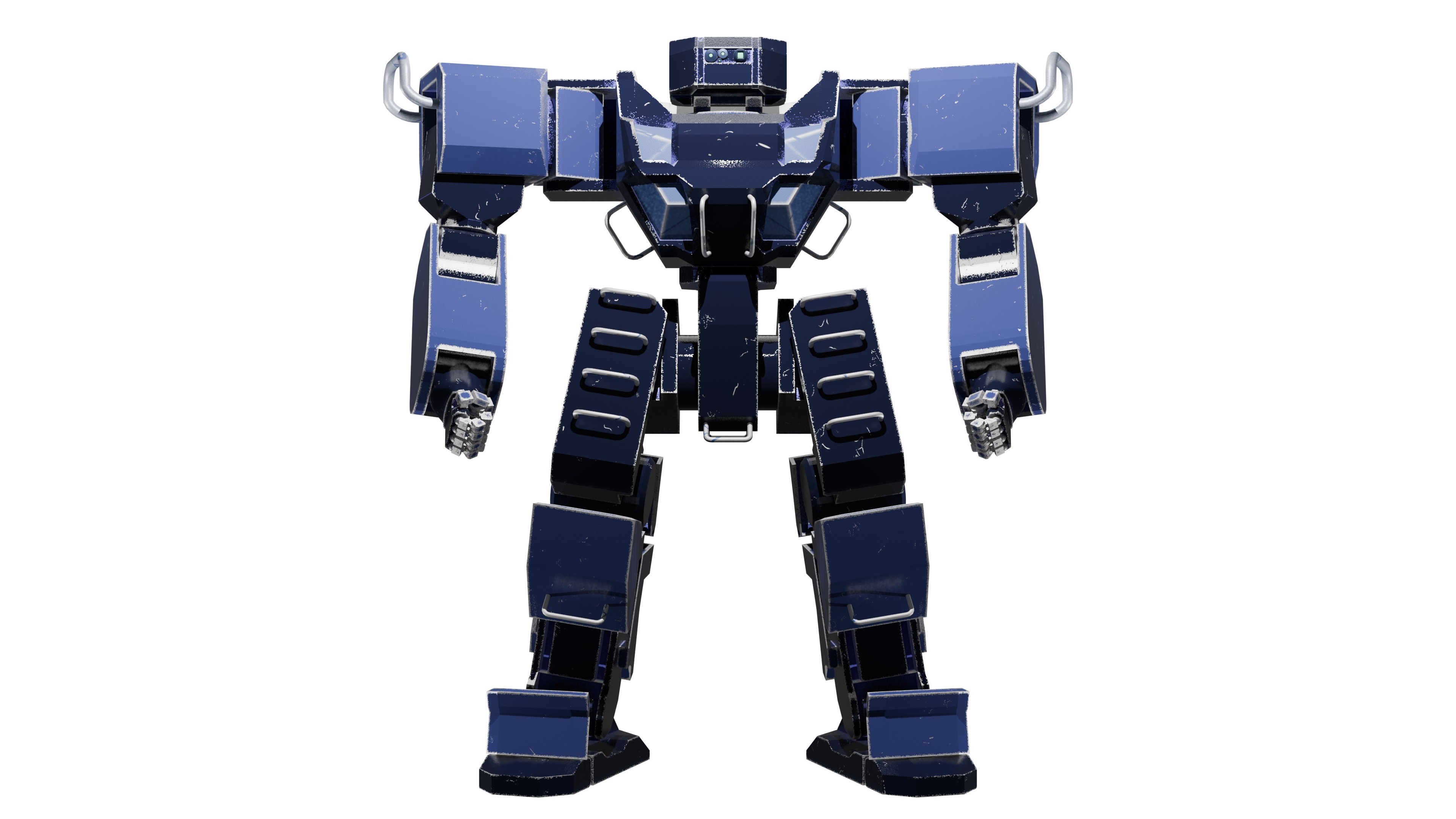 GridLock Grunt Low-poly 3D model_6