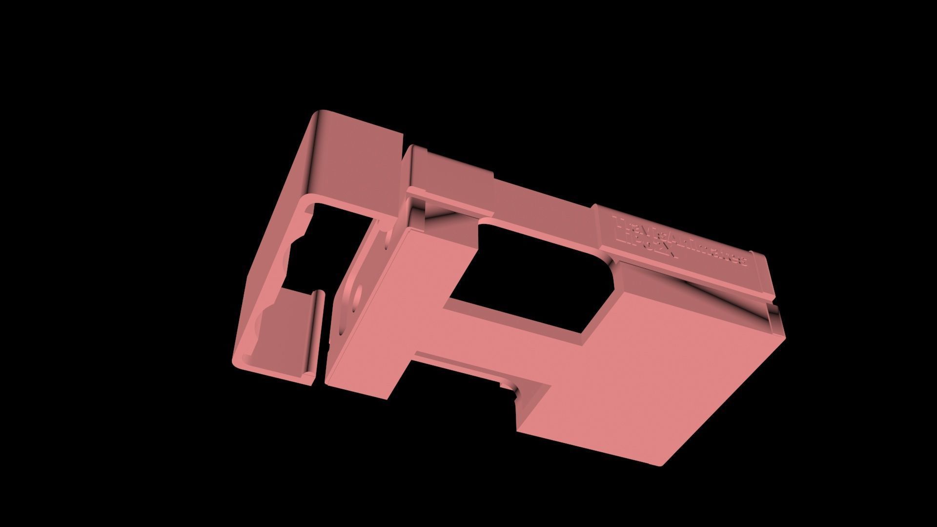 LiPo Battery Container 2X 18650 3D print model_1