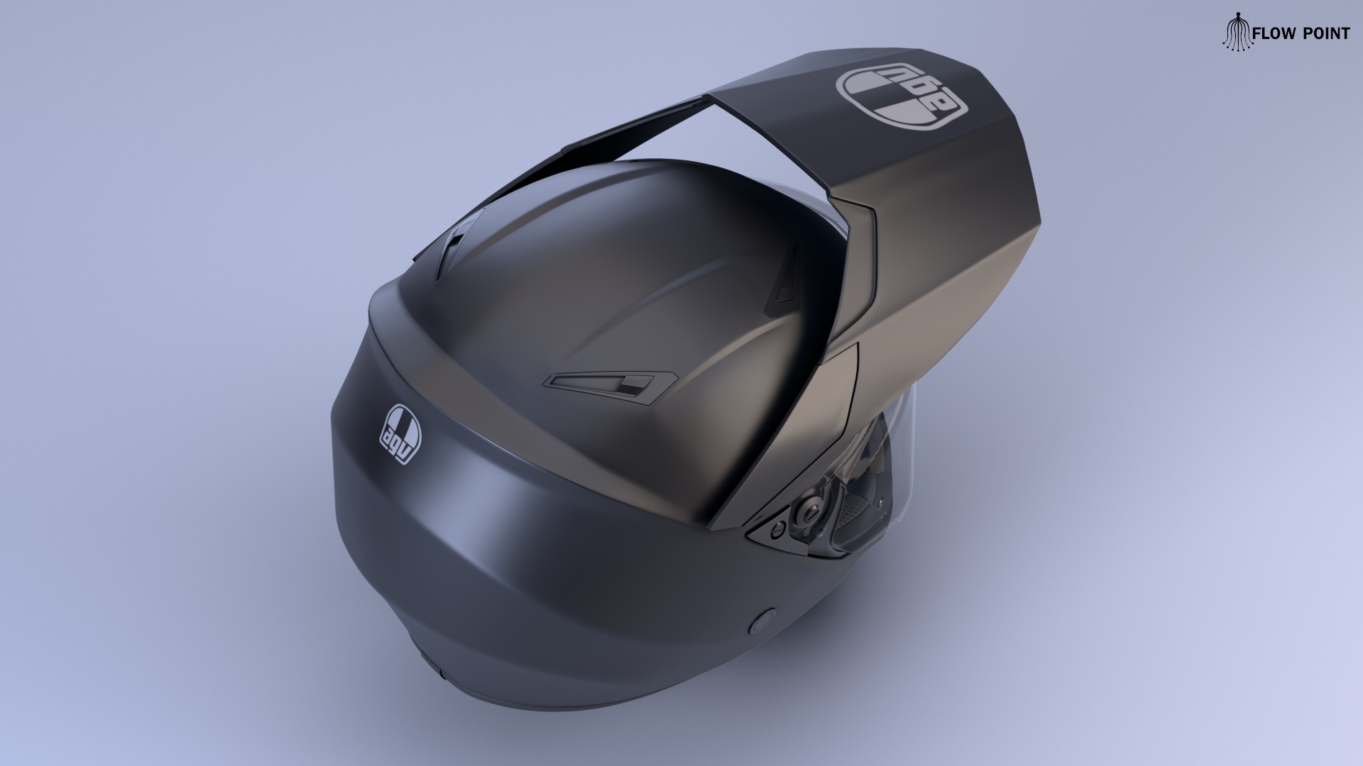 AGV-AX-9 Helmet 3D model_4