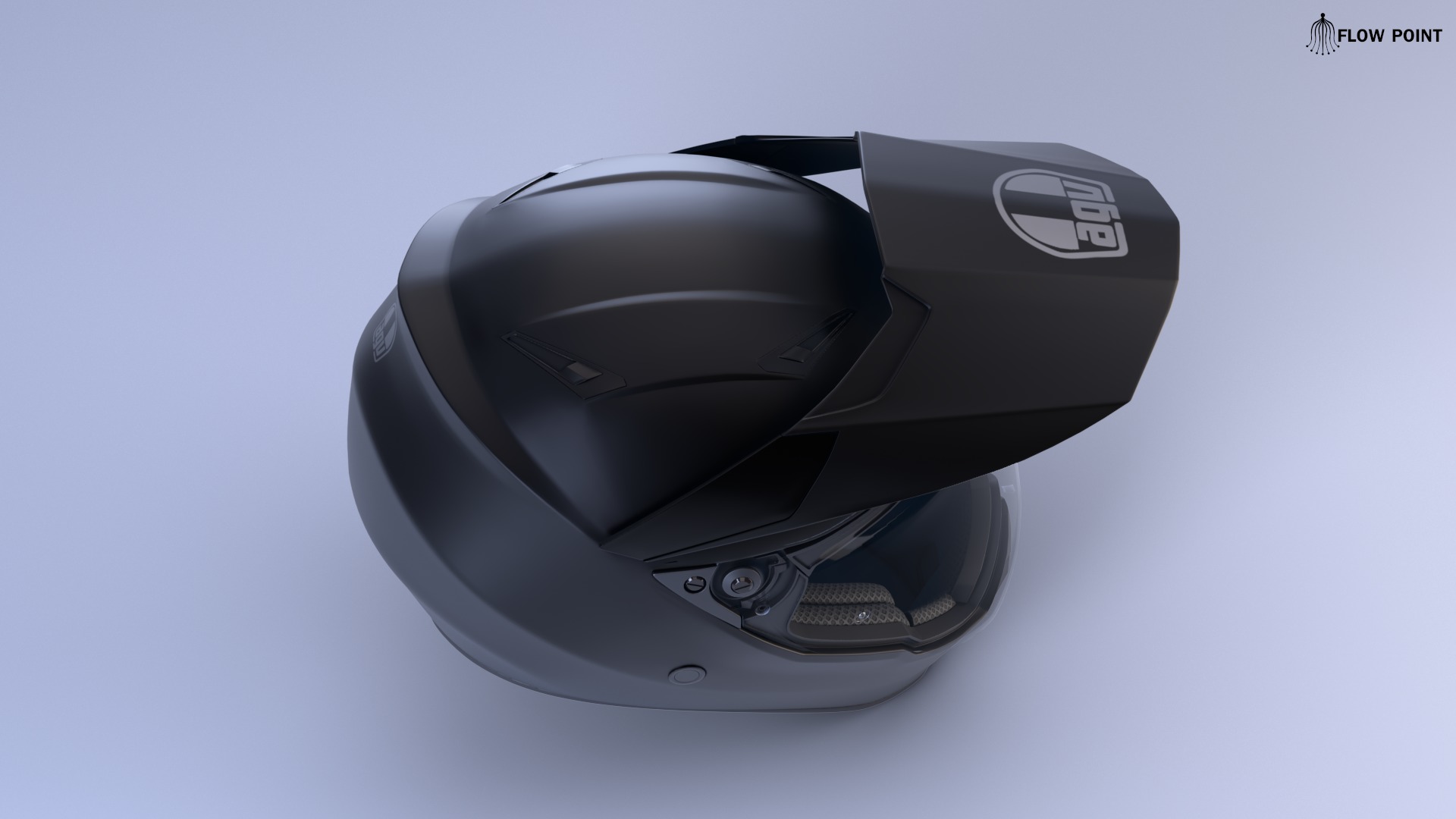 AGV-AX-9 Helmet 3D model_5