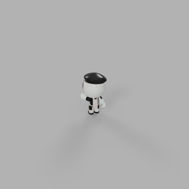 Marvel Comics Mini Mimepool Wade Winston Wilson 3D model_4