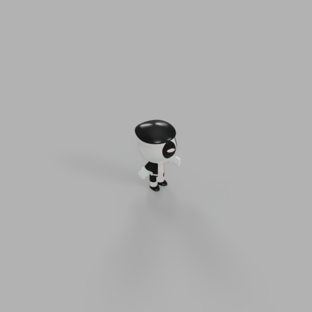 Marvel Comics Mini Mimepool Wade Winston Wilson 3D model_1