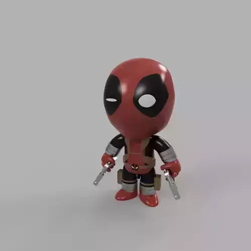Marvel Comics Mini Dreadpool Wade Wilson 3D model