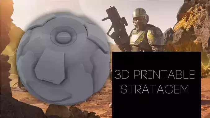 Helldivers 2 3D Printable Strategem Ball