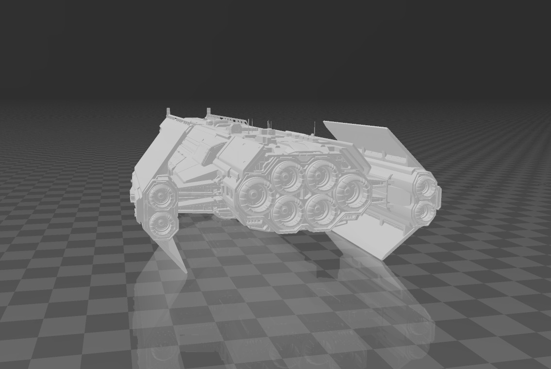 Helldivers 2 Super Destroyer Ship STL 3D print model_4
