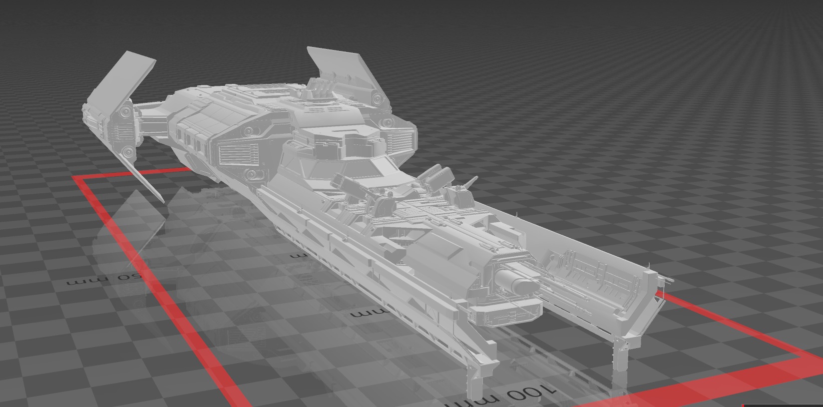 Helldivers 2 Super Destroyer Ship STL 3D print model_5