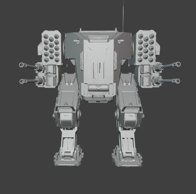 HELLDIVERS 2 EXO-45 PATRIOT EXOSUIT 3D print model_1