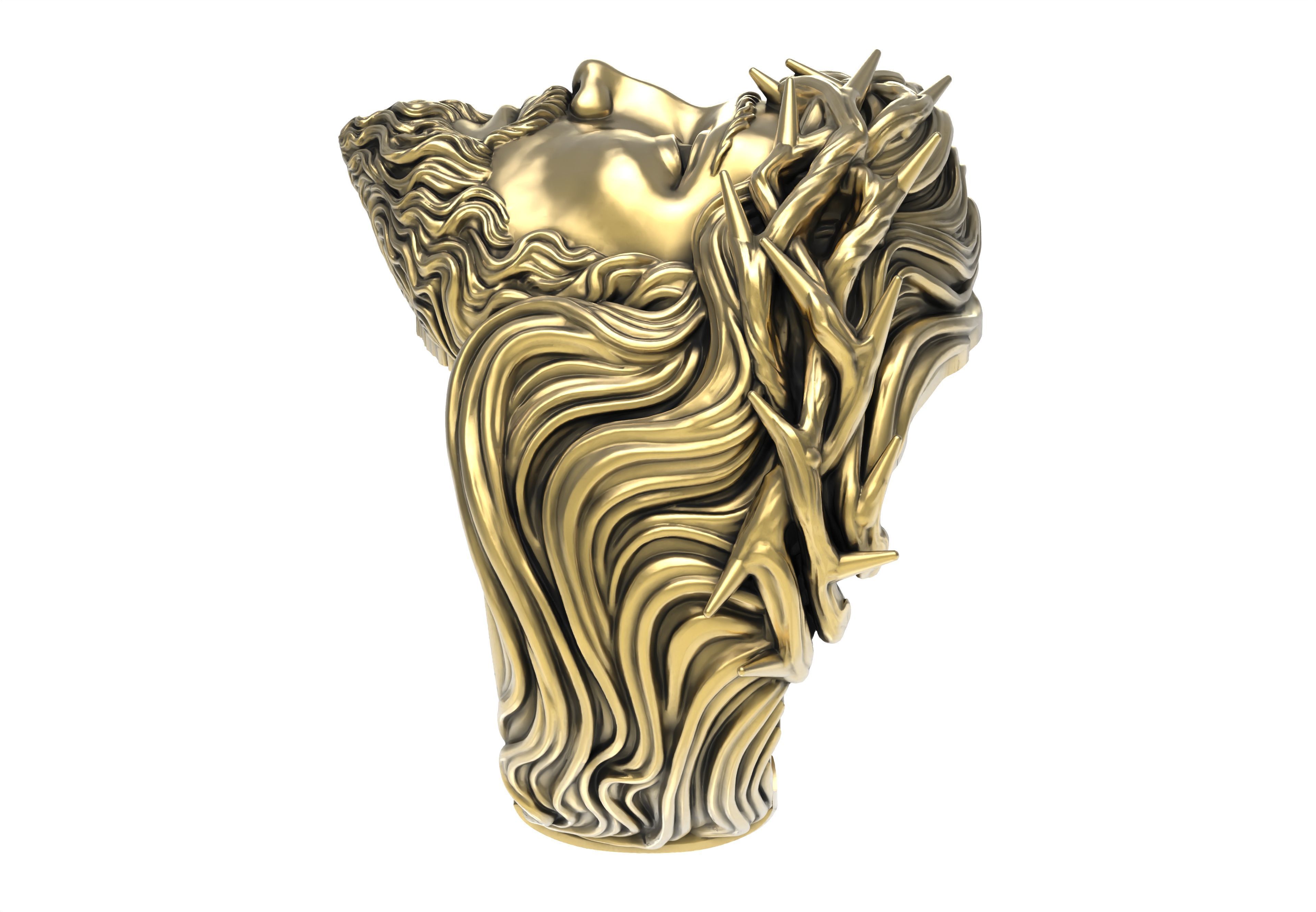 Jesus Ring 3D print model_5