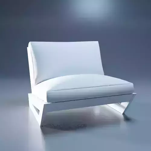 Low-Poly Game-Ready Modern Wooden Chair 3D Model