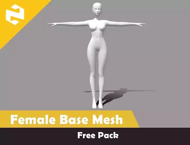 Free Pack - Female Base Mesh