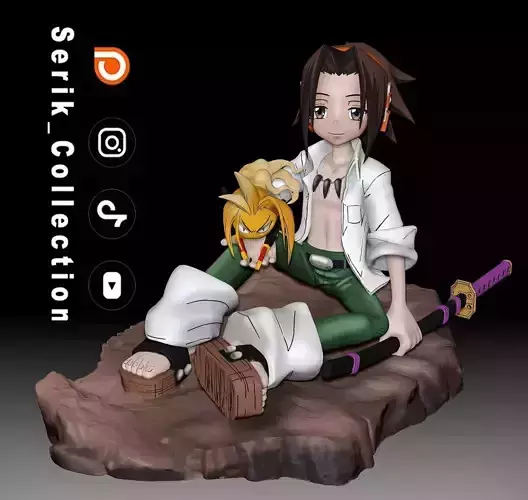 YOH ASAKURA - SHAMAN KING 3D print model