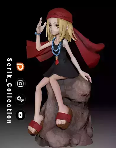 ANNA KYOYAMA - SHAMAN KING 3D print model