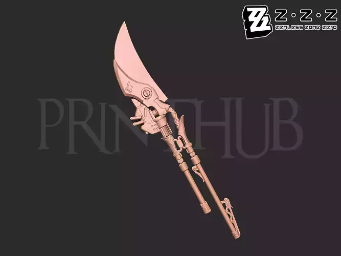 Ellen Joe shark blade from Zenless Zone Zero 3D print model