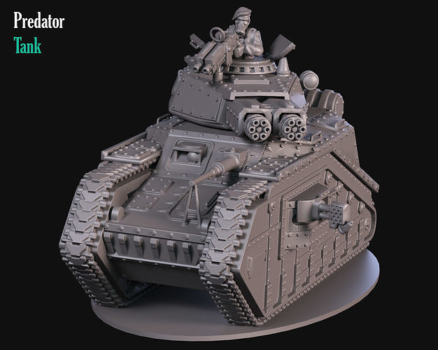 Predator Tank 3D print model