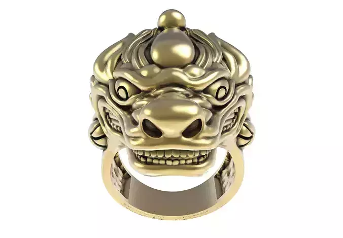 Dragon Head Hip Hop Ring