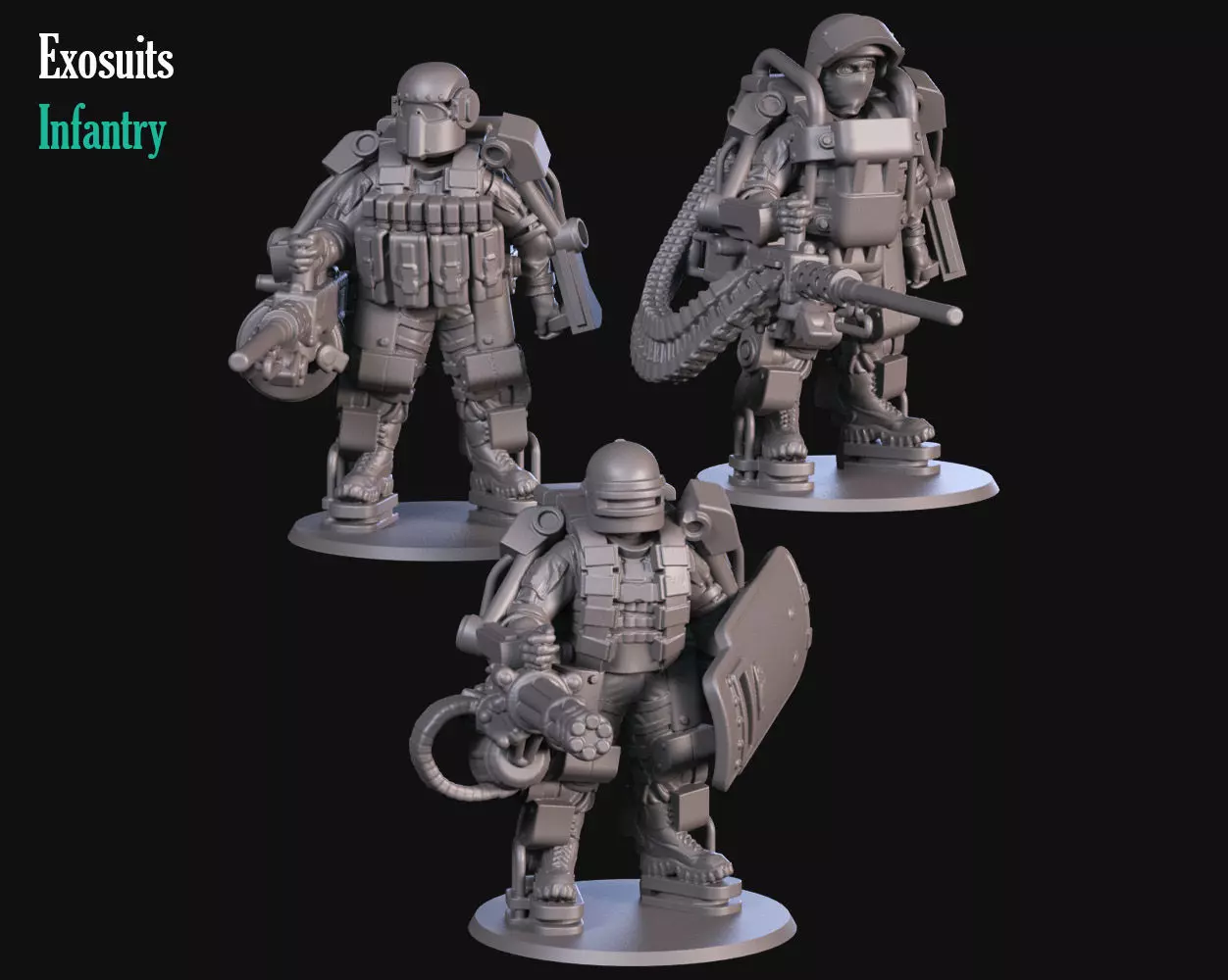 Exosuits  3D print model_0
