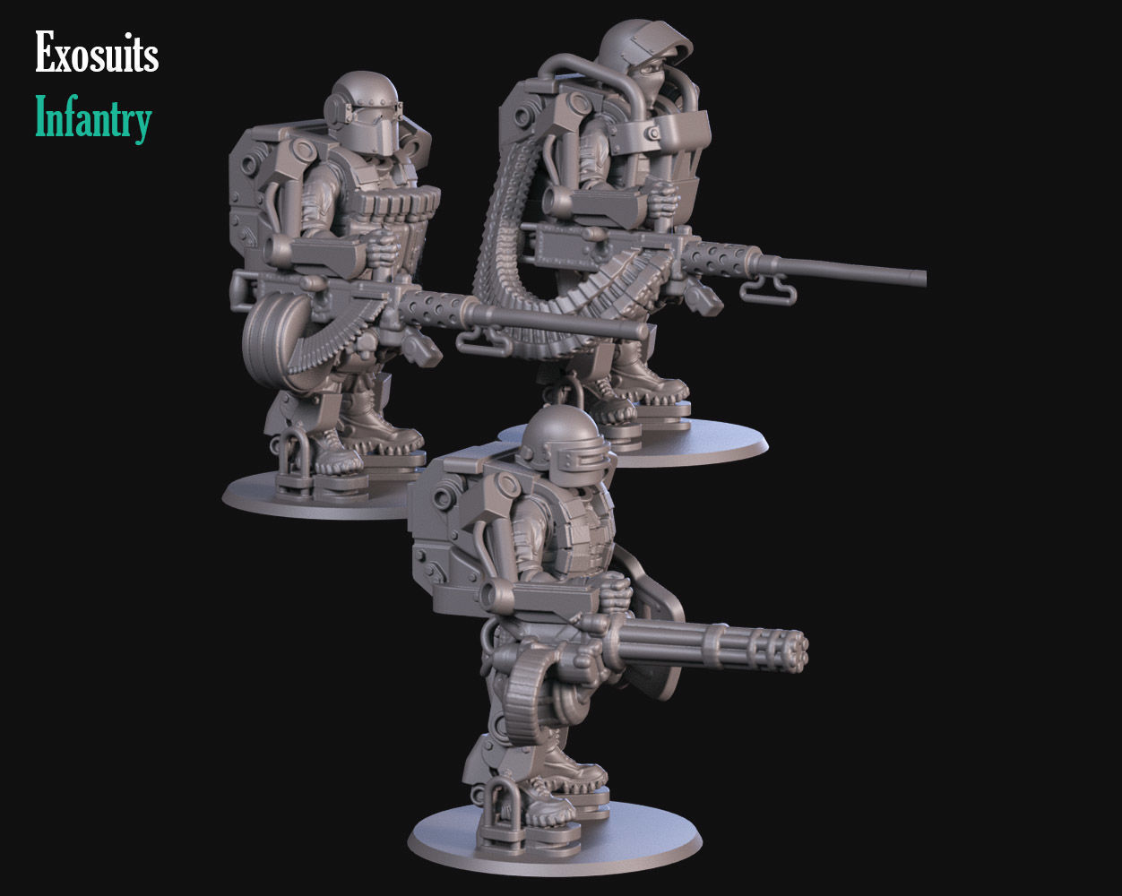 Exosuits  3D print model_1
