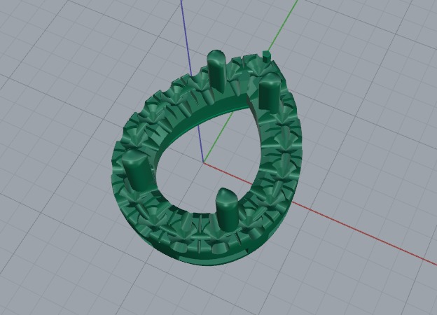 Pendant pear Model 6401 3D print model_2