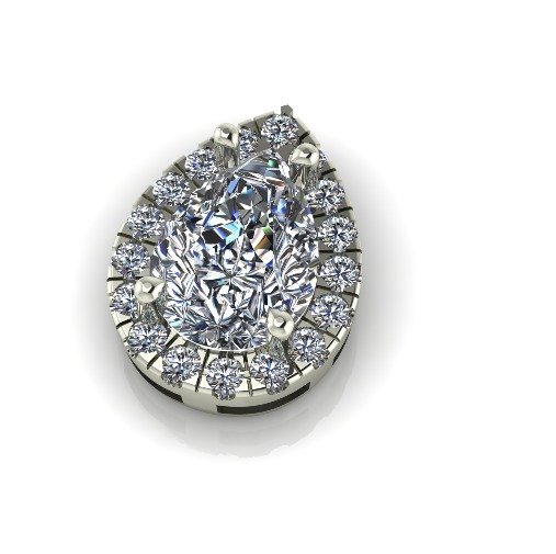 Pendant pear Model 6401 3D print model_1