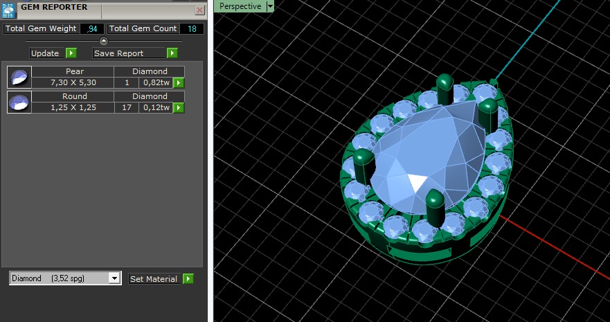 Pendant pear Model 6401 3D print model_7