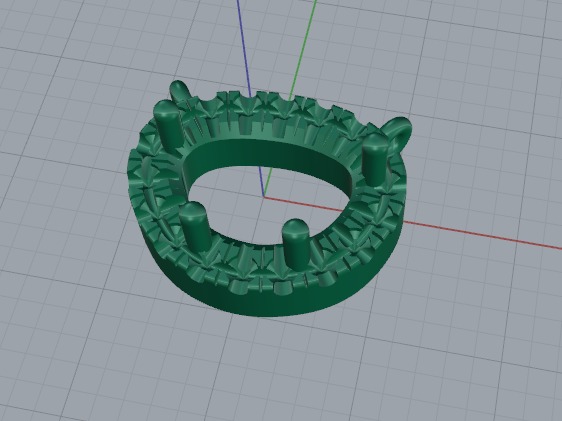 Pendant Model 6400 3D print model_2