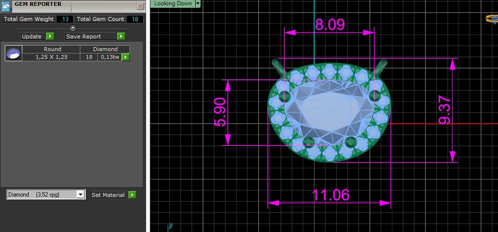 Pendant Model 6400 3D print model_6