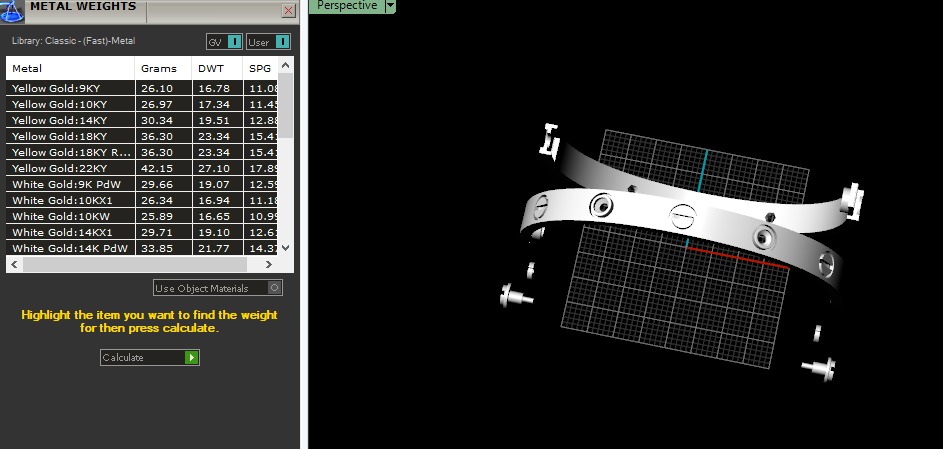 Bolt bracelet size 17 Model 6386 3D print model_6