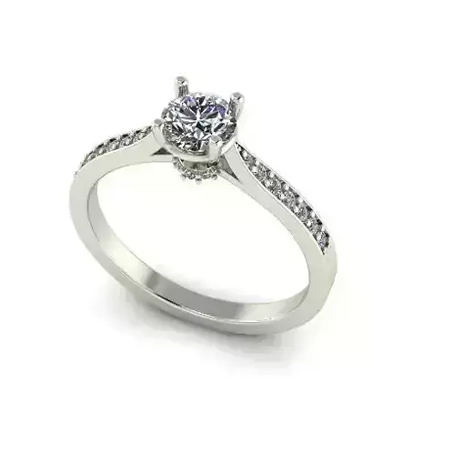 Solitaire ring Model 6375