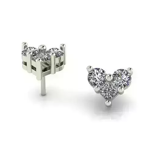 Stud earrings Model 6372
