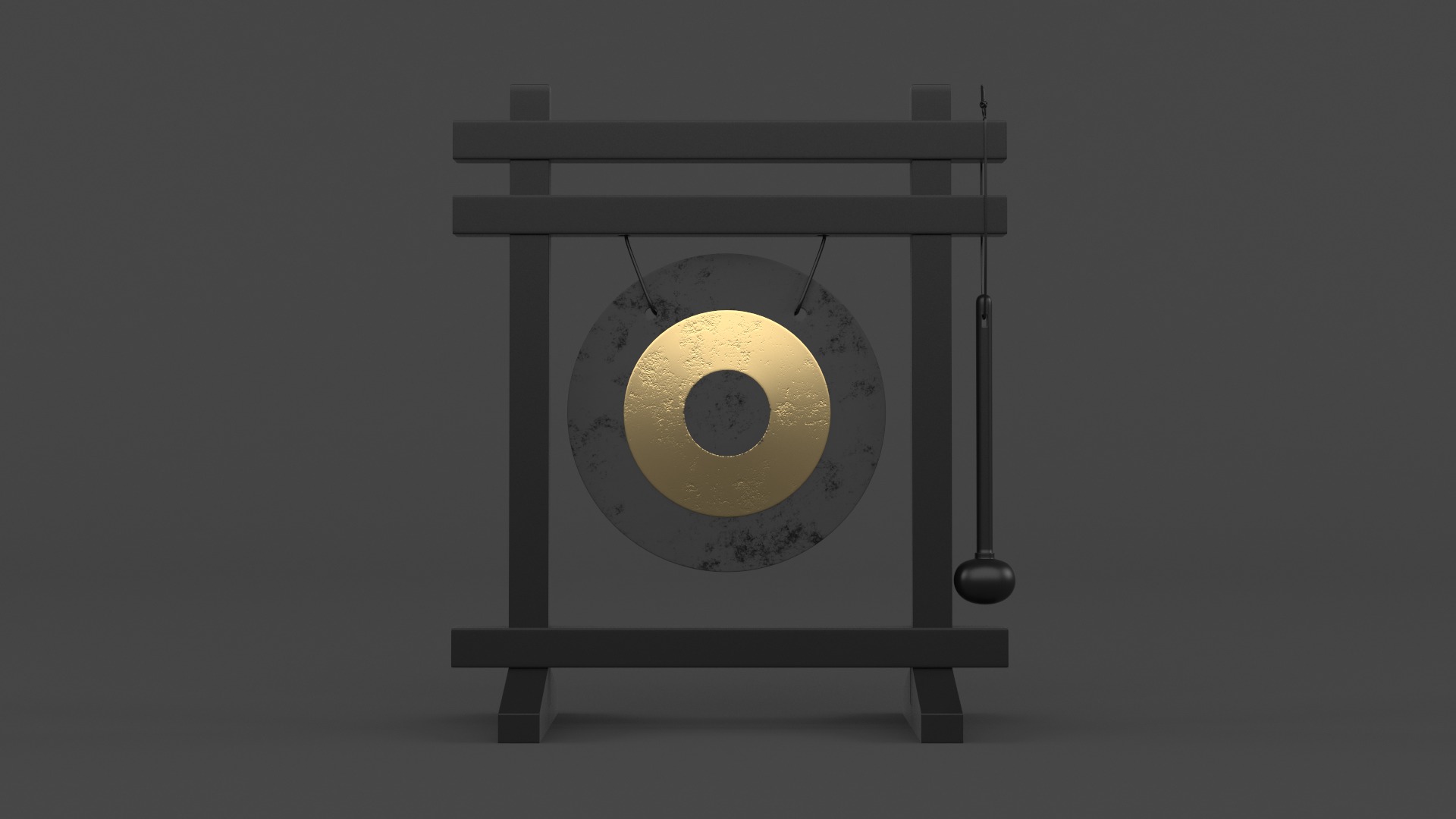 Table Gong Collection 3D model_1