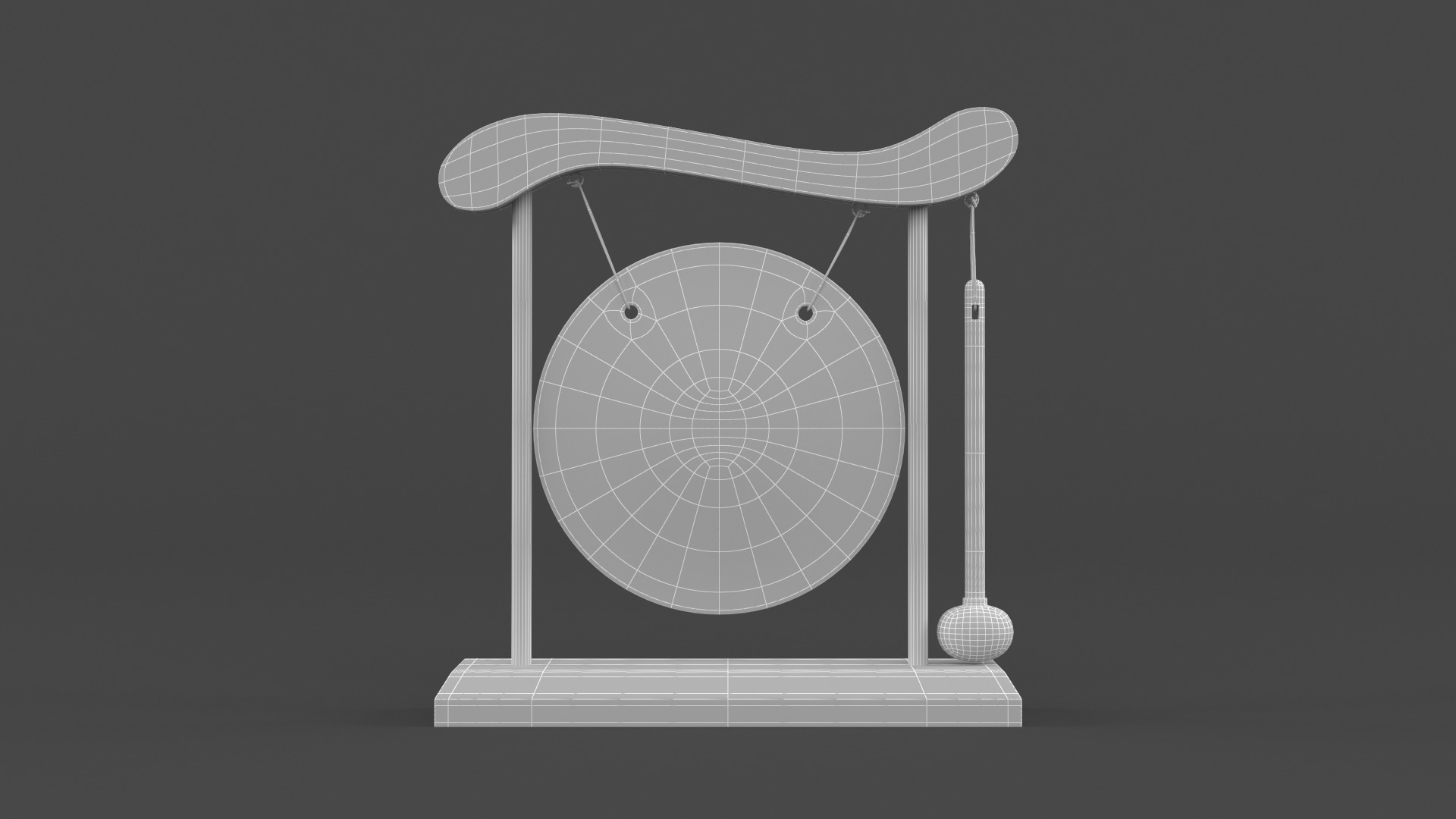 Table Gong Collection 3D model_14