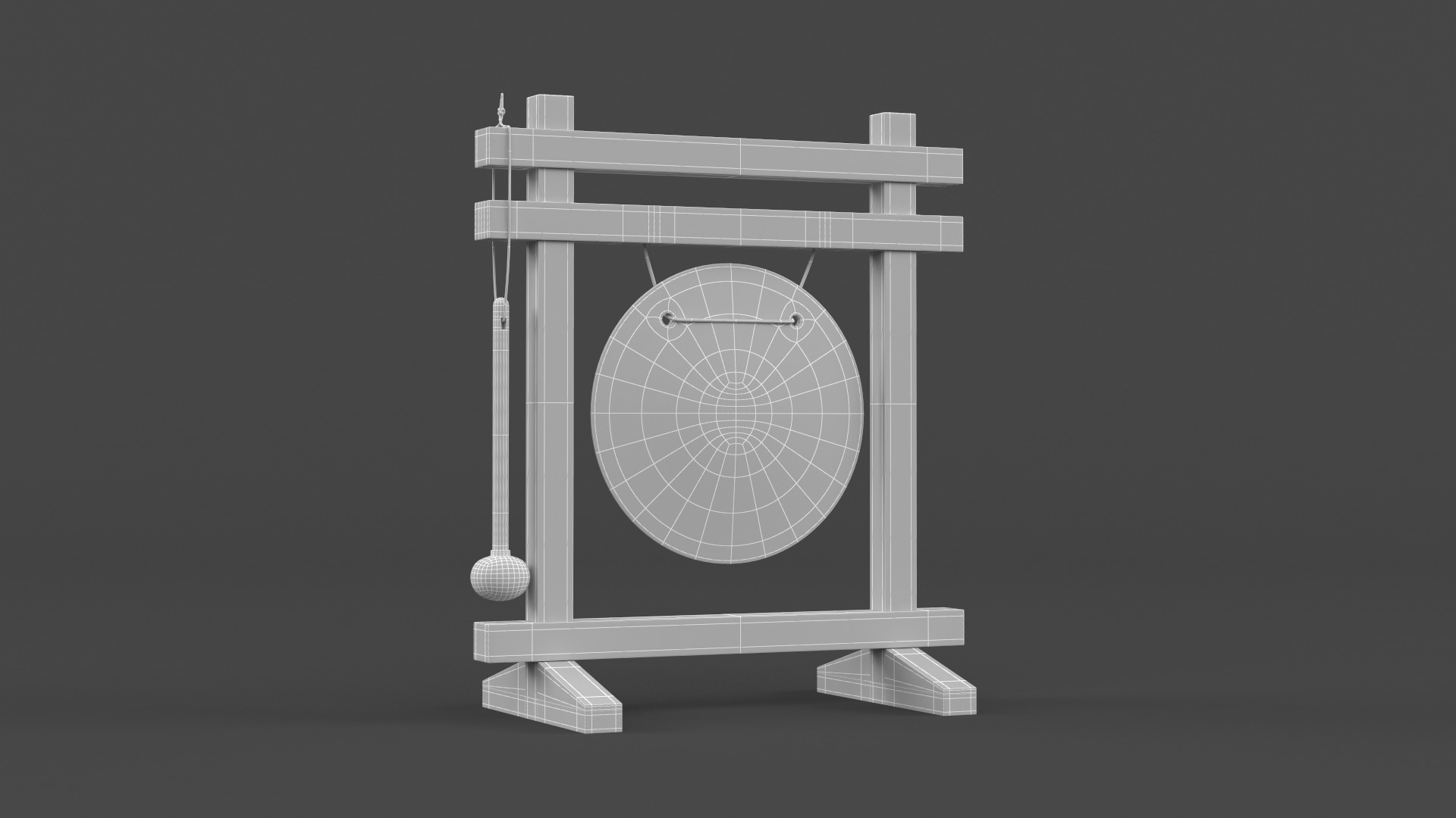 Table Gong Collection 3D model_13