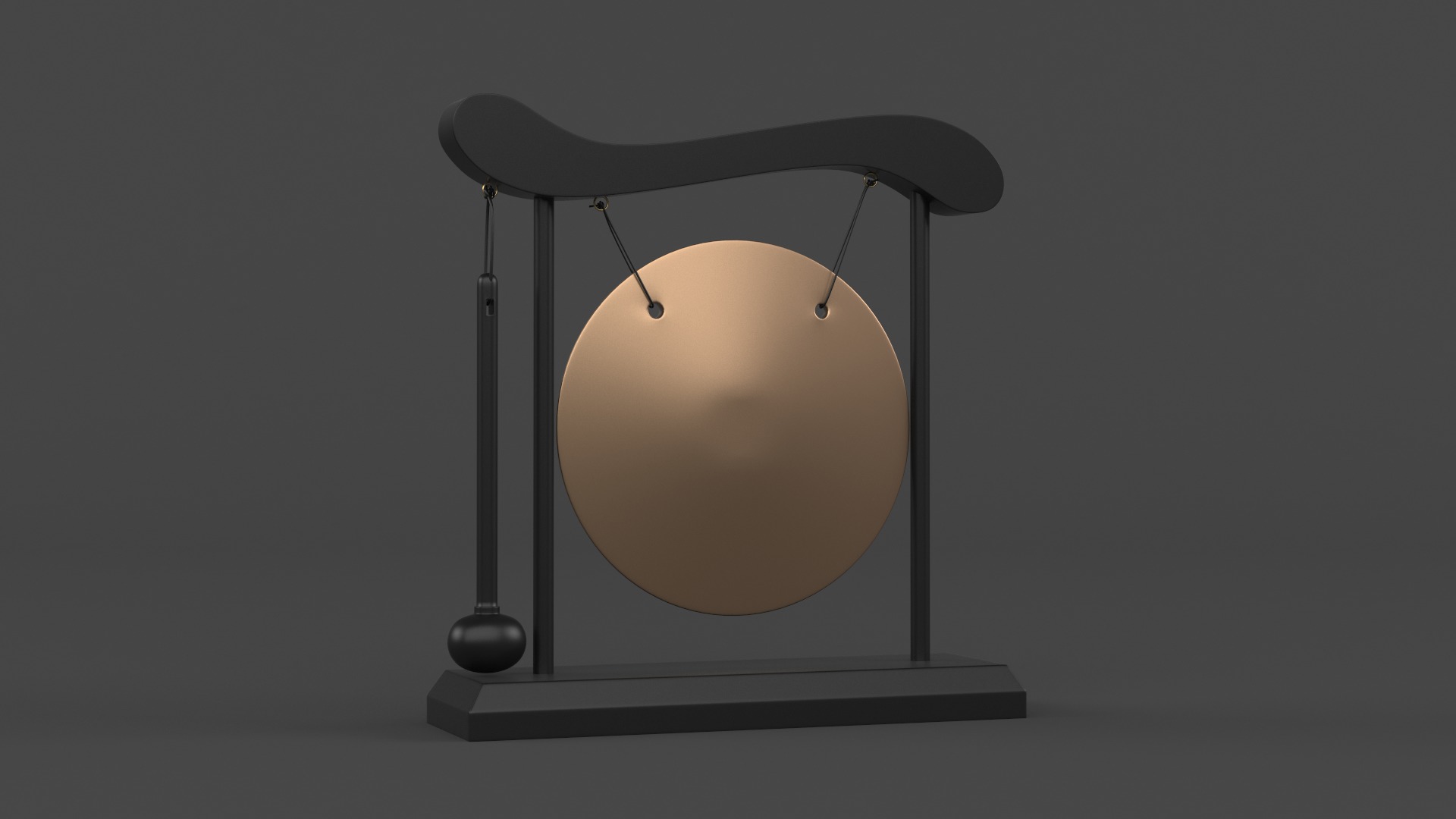 Table Gong Collection 3D model_6