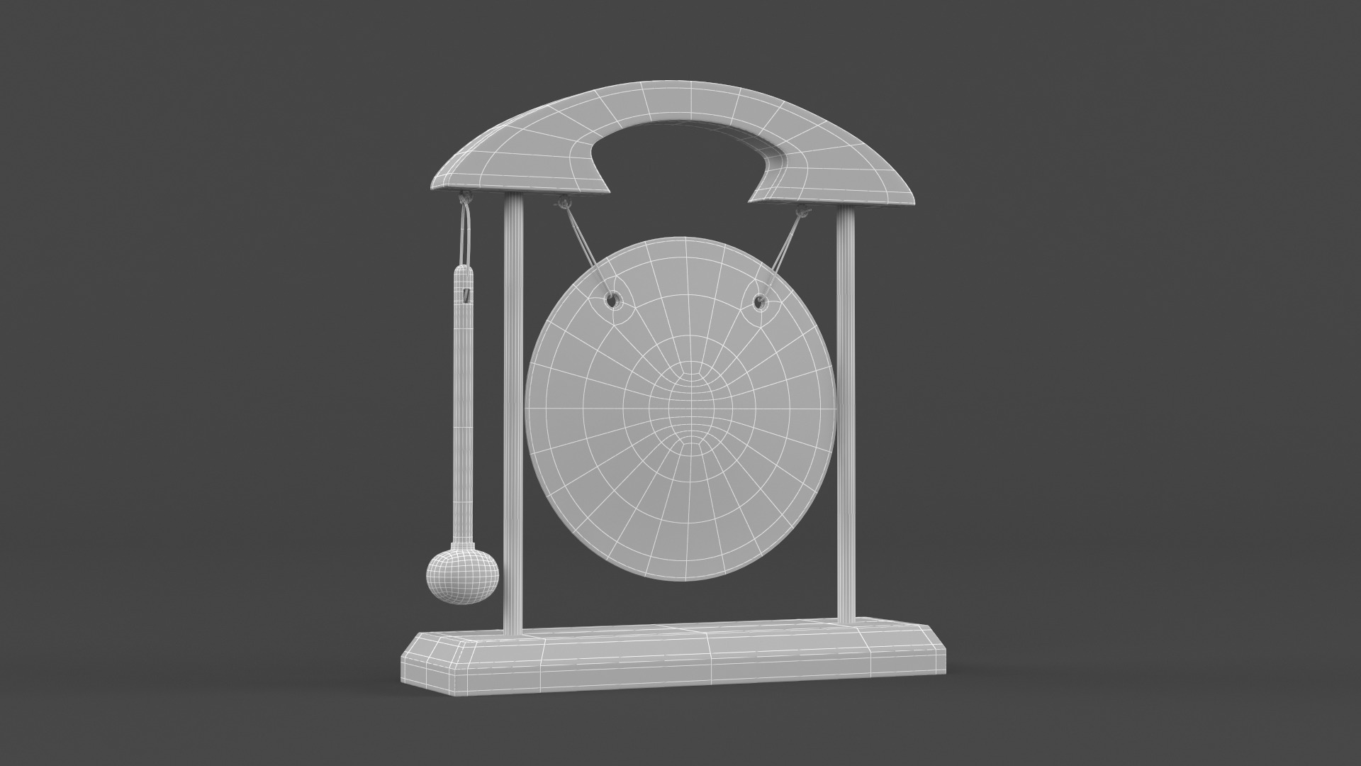 Table Gong Collection 3D model_19