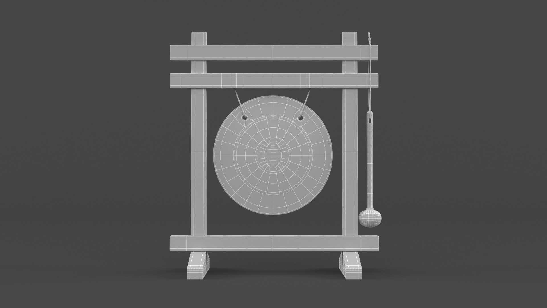 Table Gong Collection 3D model_11