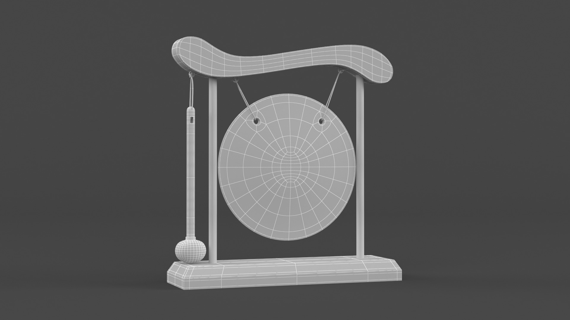 Table Gong Collection 3D model_16