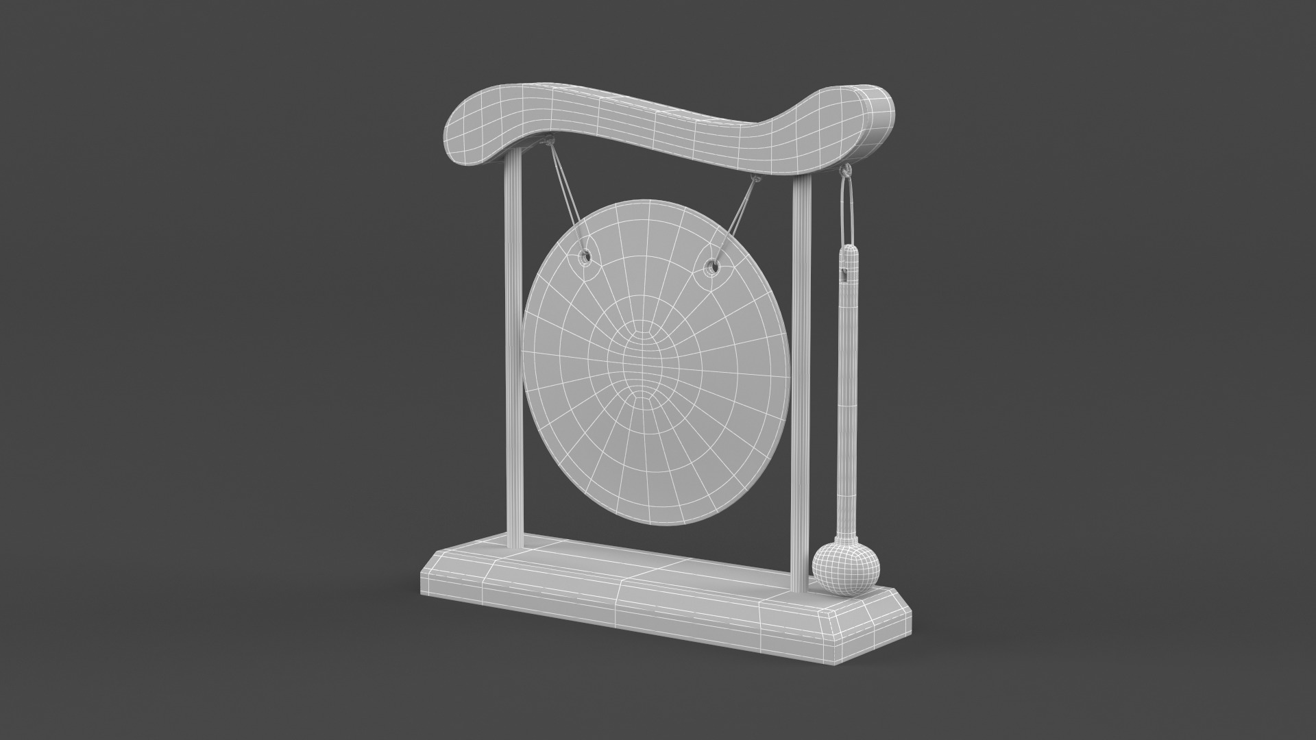 Table Gong Collection 3D model_15