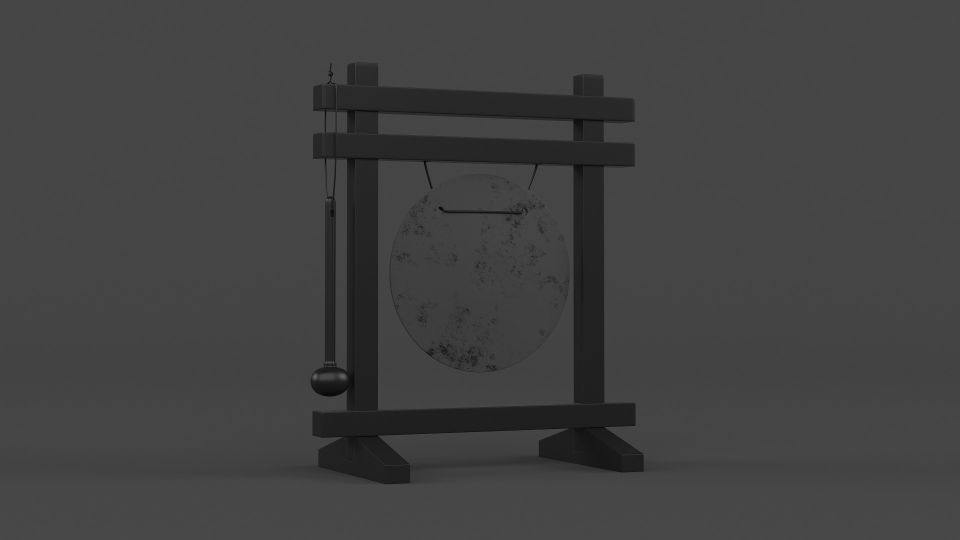 Table Gong Collection 3D model_3
