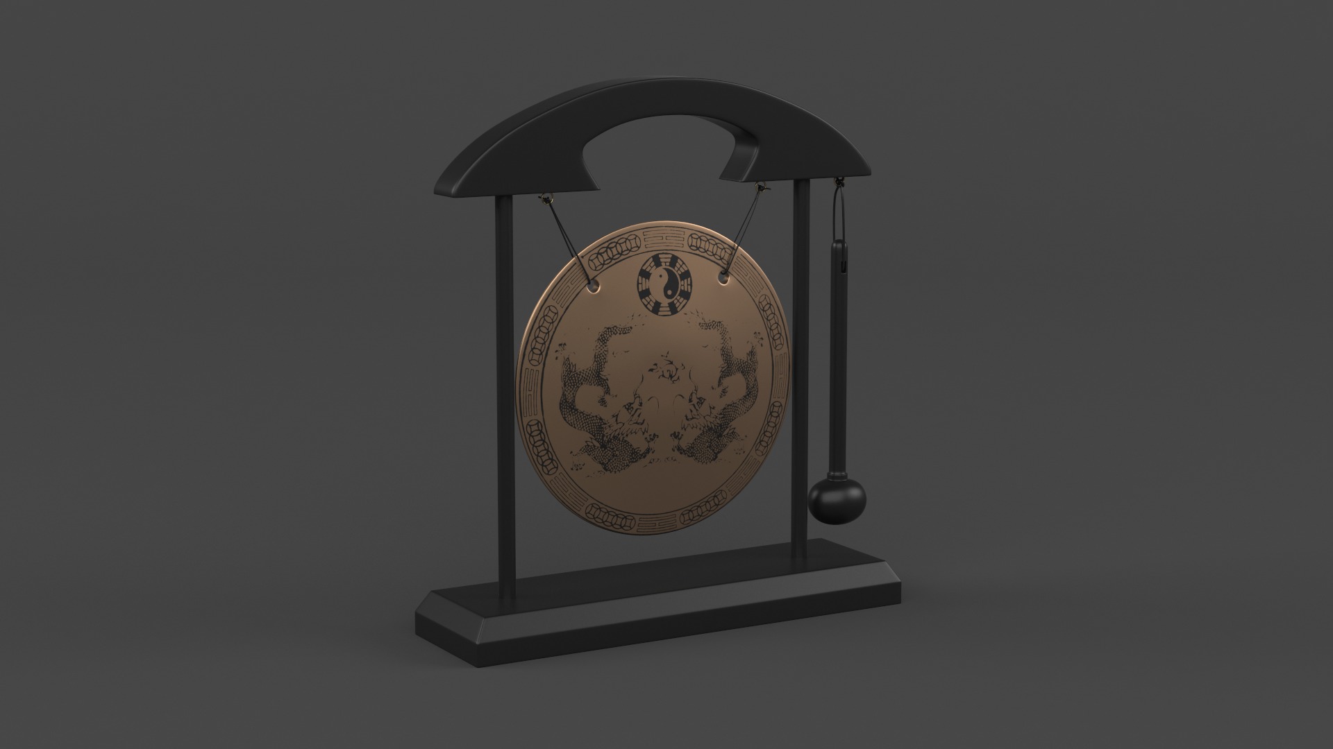 Table Gong Collection 3D model_8