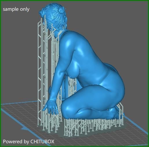 Chelle Realistic and sexy female miniature for 3D printing  3D print model_7