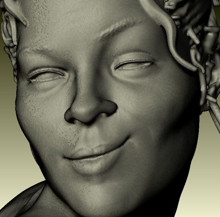 Chelle Realistic and sexy female miniature for 3D printing  3D print model_6