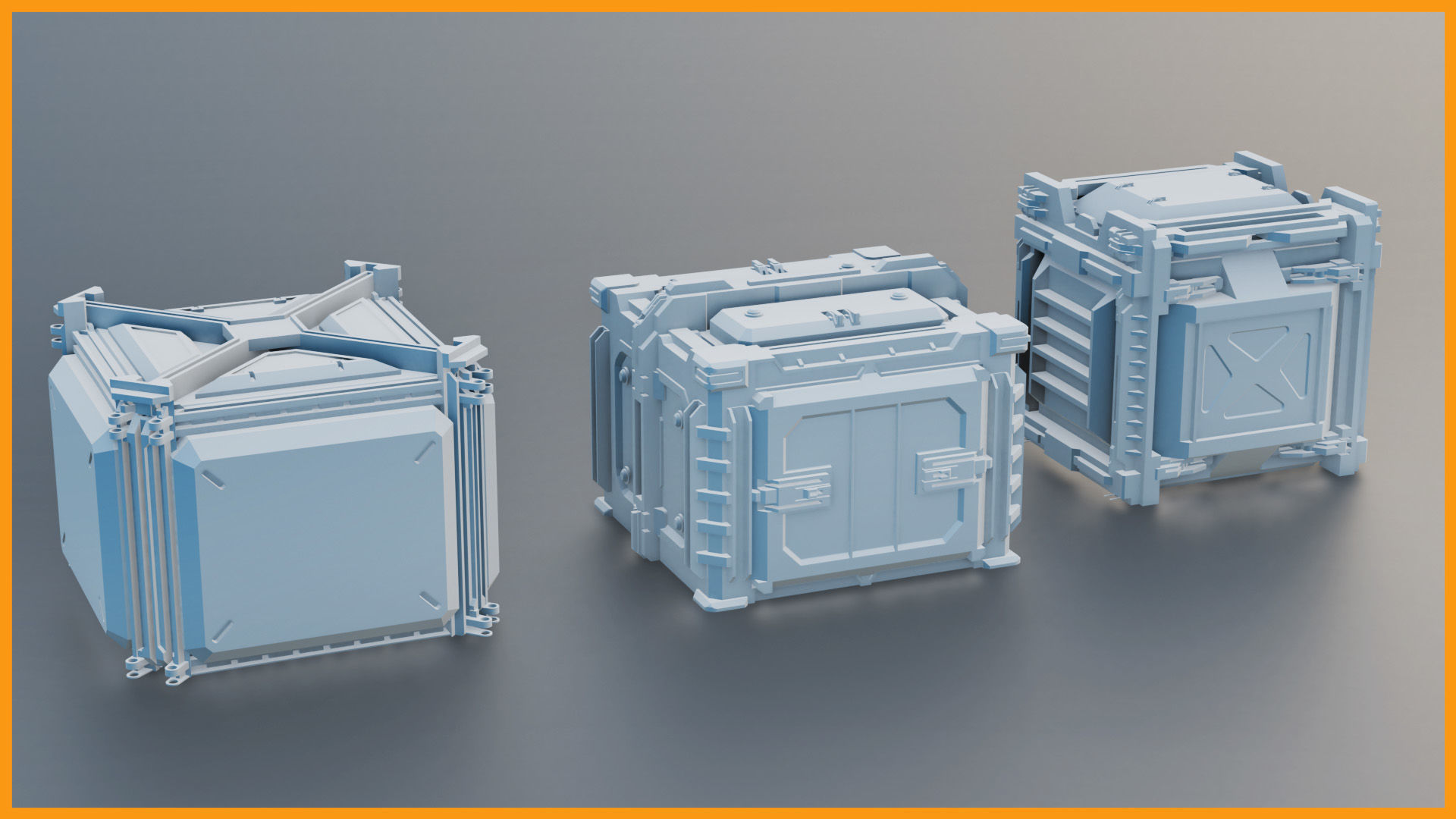 22 Industrial and Military Prop Collection 3D model_9