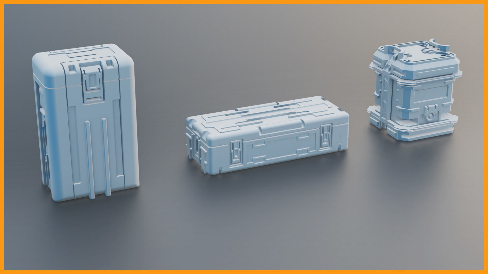 22 Industrial and Military Prop Collection 3D model_1