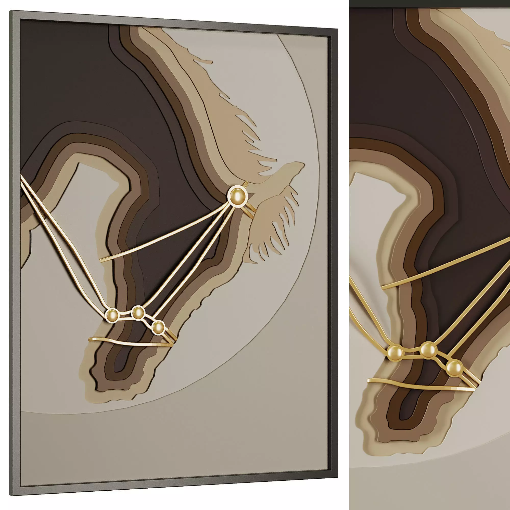 Decorative Frame Set4 Free 3D model